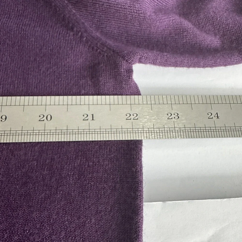 The Mens Store Bloomingdales 100% Merino Wool‎ Knit Sweater Men's XL Purple Dad